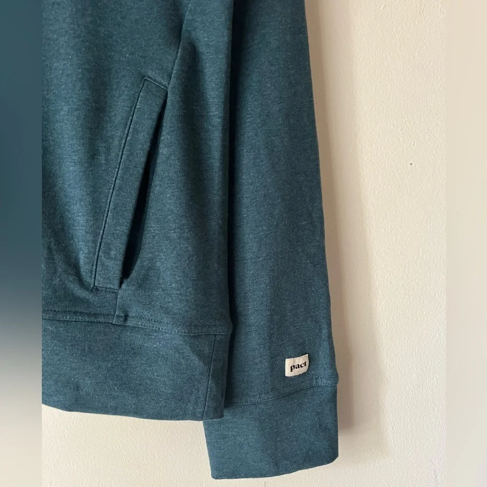 Pact Quarter Zip Pullover Men's Sz Medium Organic Cotton